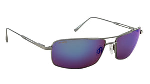 Shiny Dark Gunmetal | Polarized Desert Blue