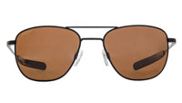 Sky-Optics-Pilot-P504-Sunglasses-Satin-Black-with-Polarized-Amber-Lenses-front
