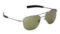 Sky-Optics-Pilot-P505-Sunglasses-Shiny-Gunmetal-with-Green-Silver-Lenses-Corner