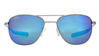 Sky-Optics-Pilot-P507-Sunglasses-Shiny-Gunmetal-with-Desert-Blue-Lenses-Front P207 P807